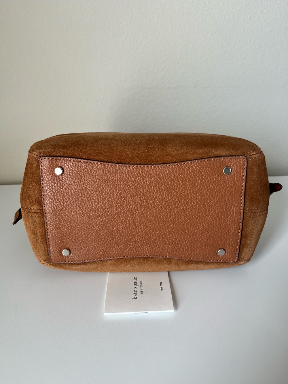 ♠️Kate Spade Dumpling Suede Satchel - Picture 4 of 11